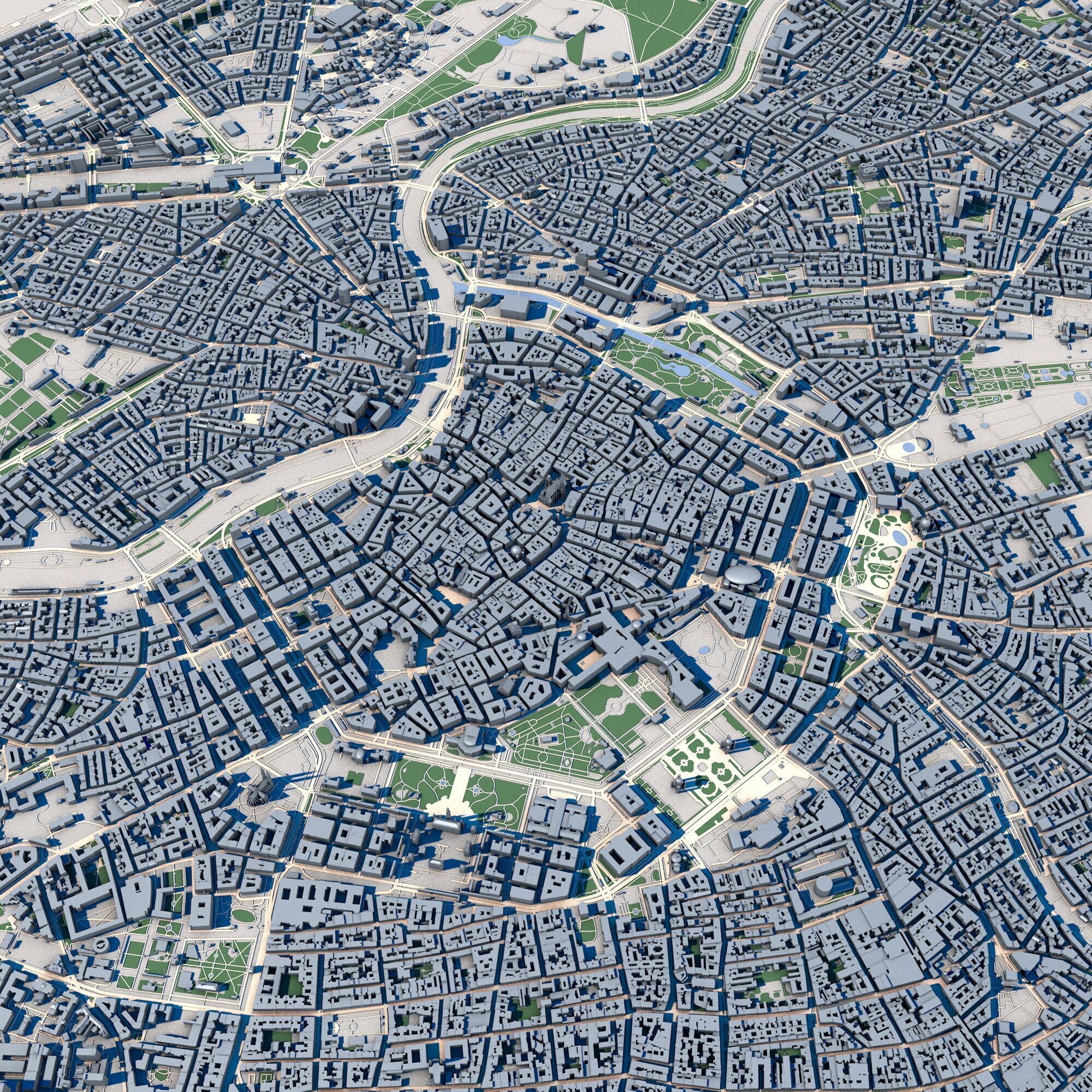 Vienna City Austria 3D model_6