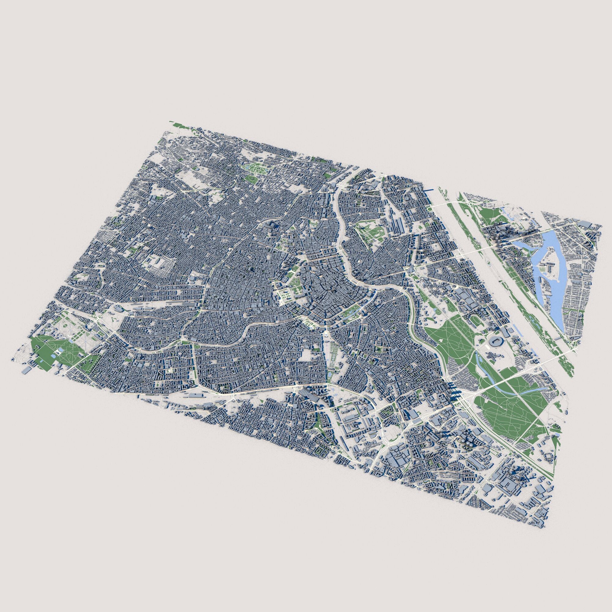 Vienna City Austria 3D model_1