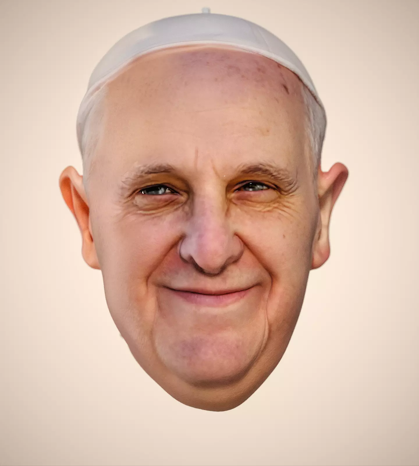 Pope Francis Franciscus Francesco Francisco head headsculpt 3D print model_0