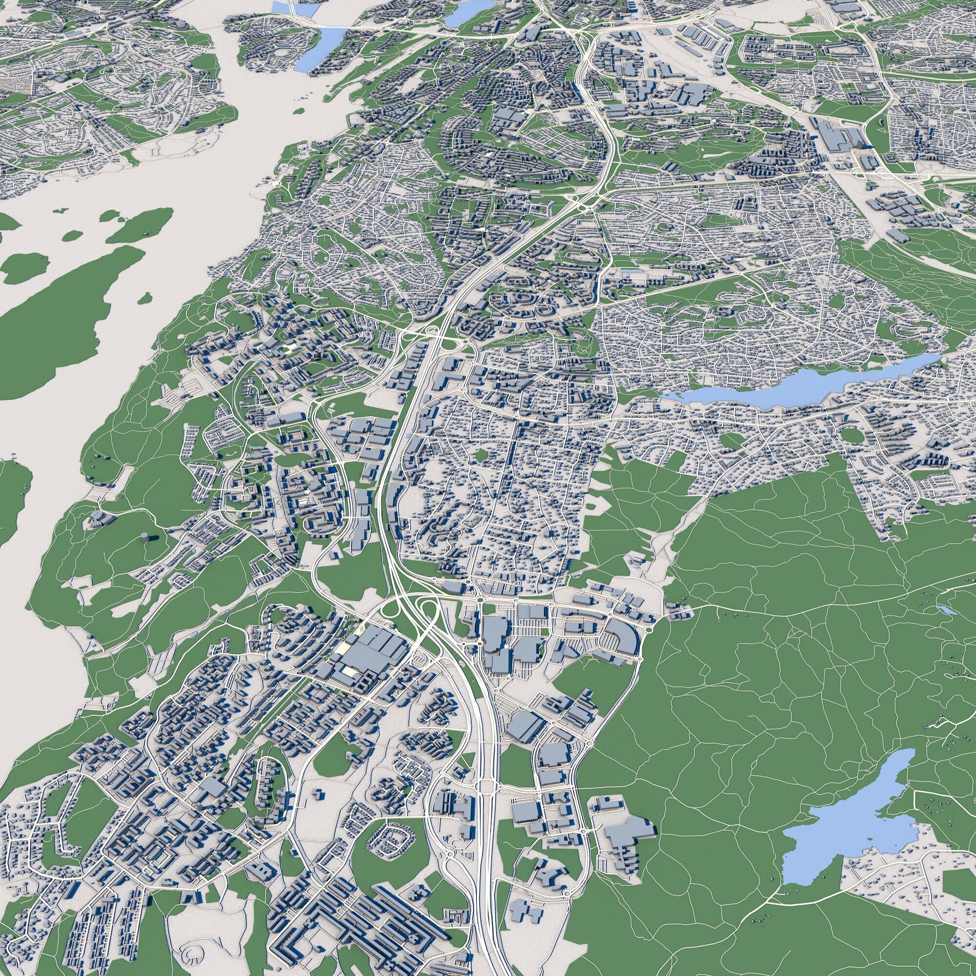 Stockholm City Sweden 3D model_5
