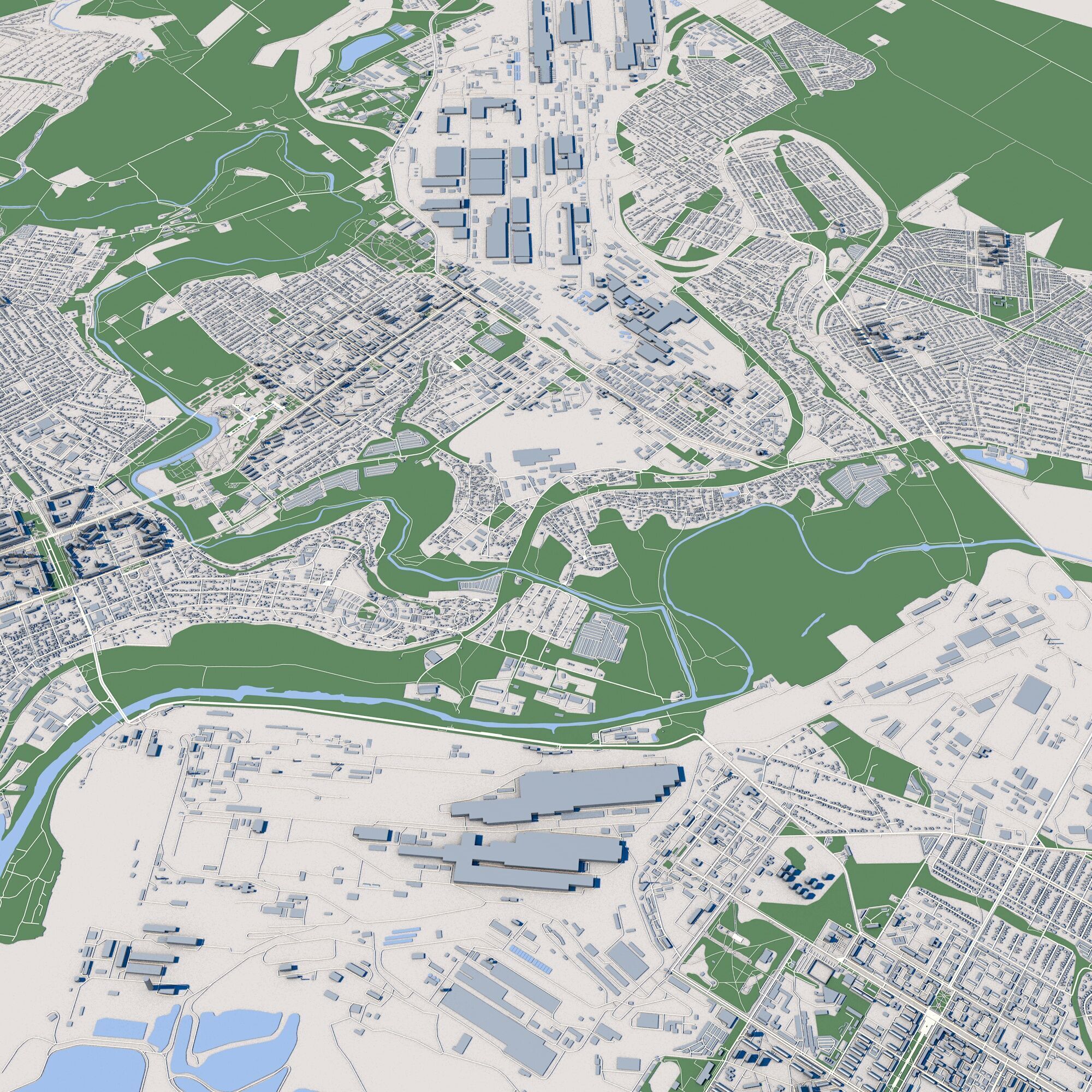 Mariupol City Ukraine 3D model_2