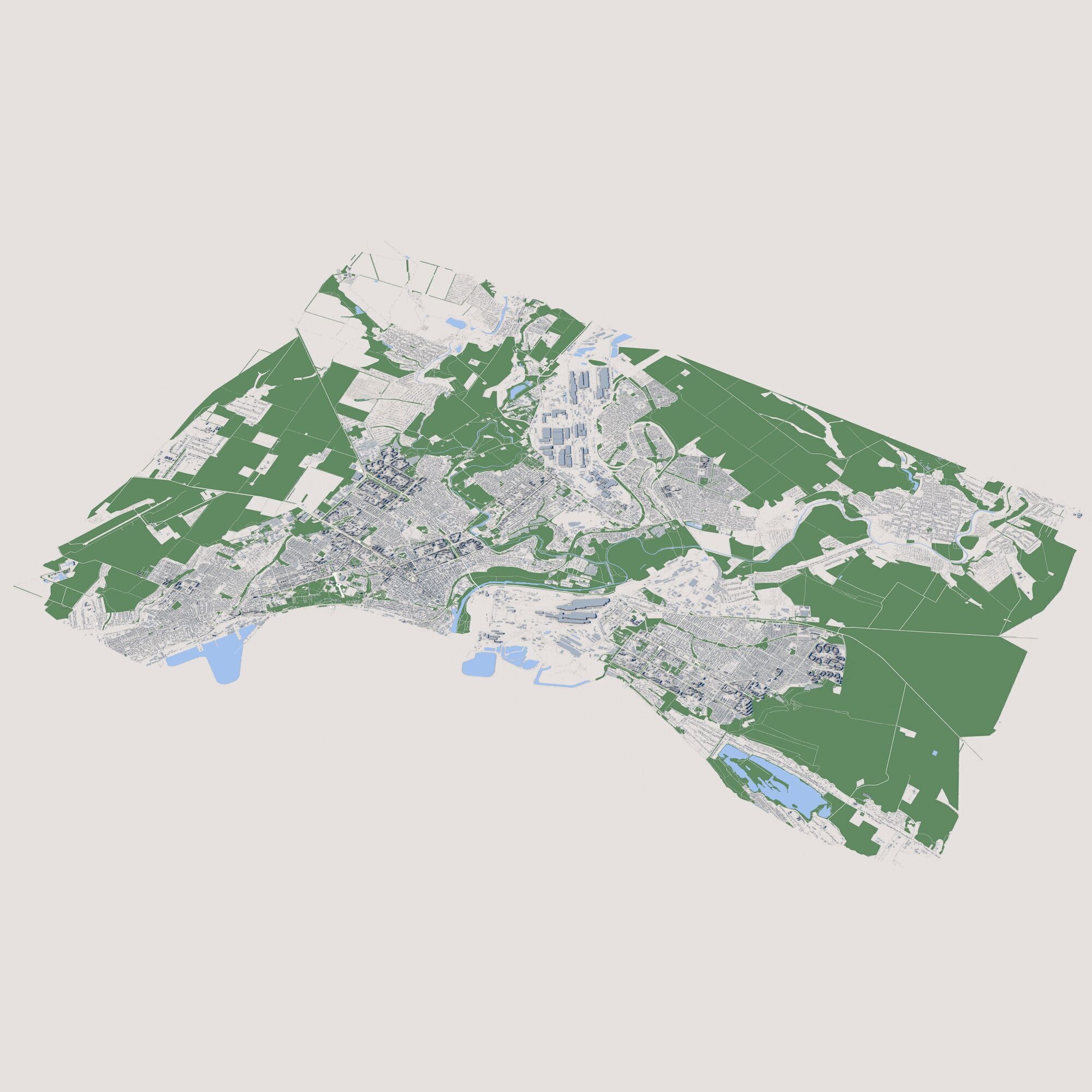 Mariupol City Ukraine 3D model_1