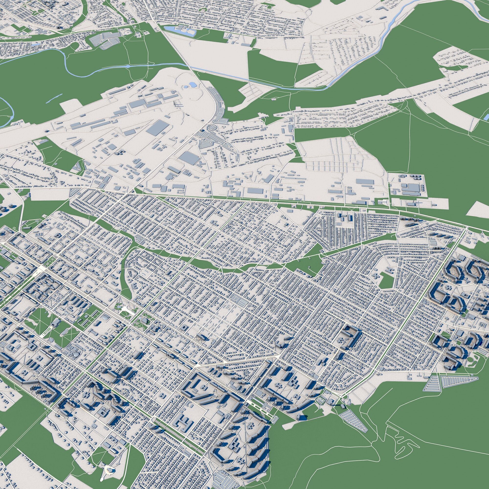 Mariupol City Ukraine 3D model_3