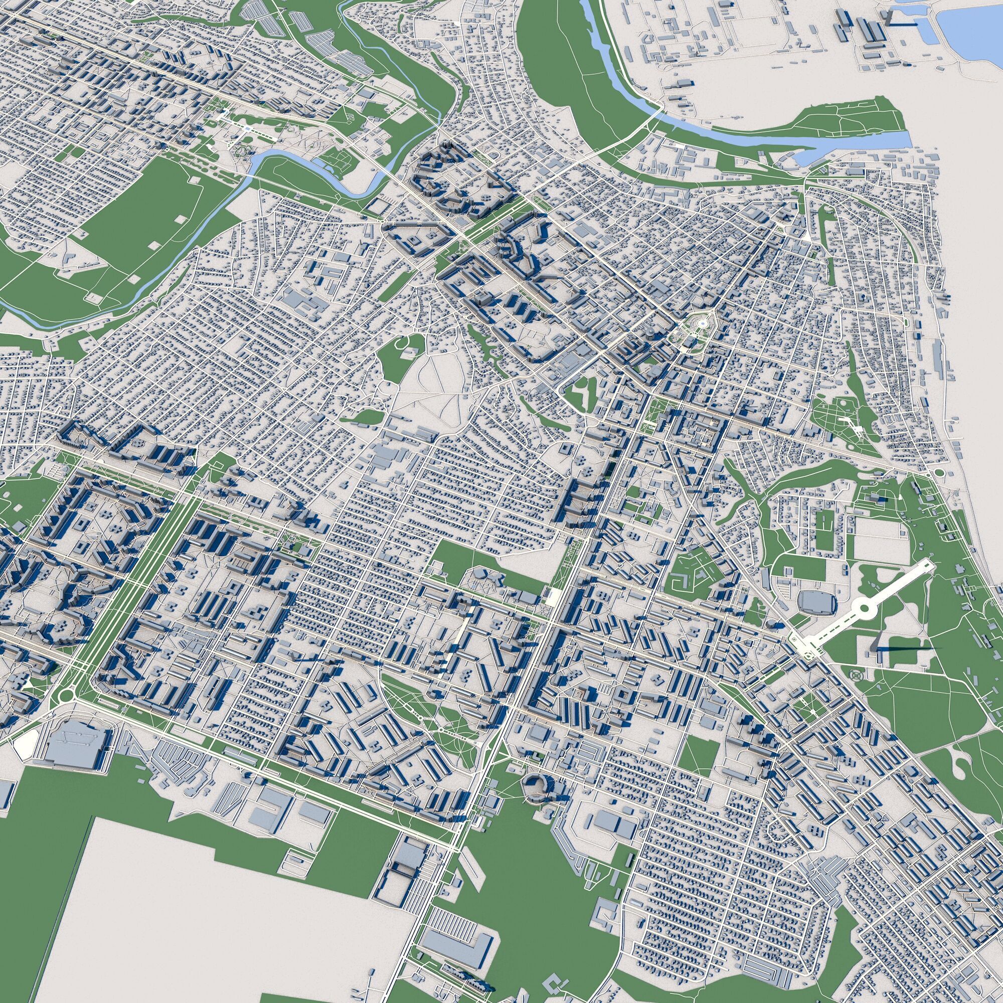 Mariupol City Ukraine 3D model_4