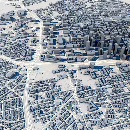 Los Angeles City California 3D model