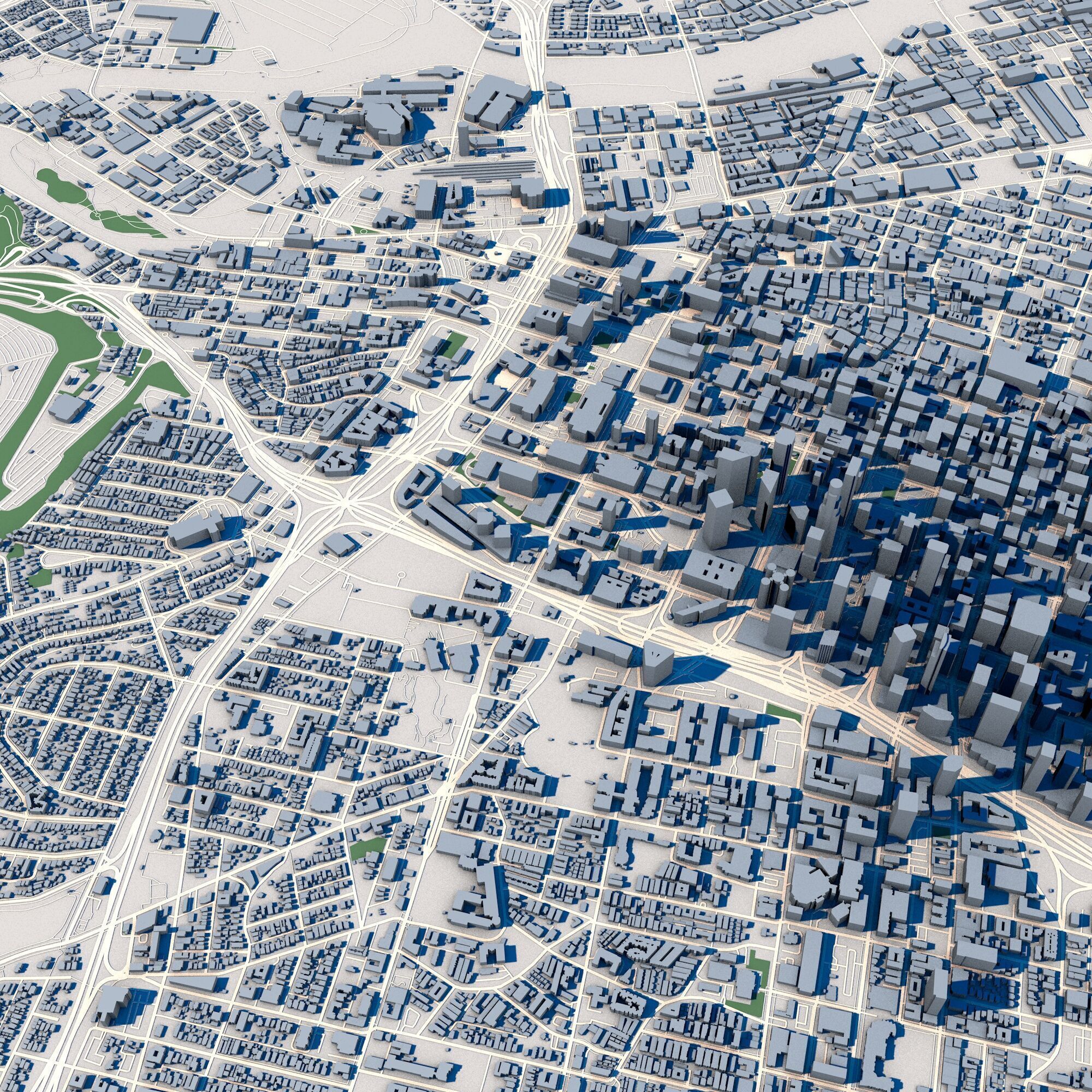 Los Angeles City California 3D model_5