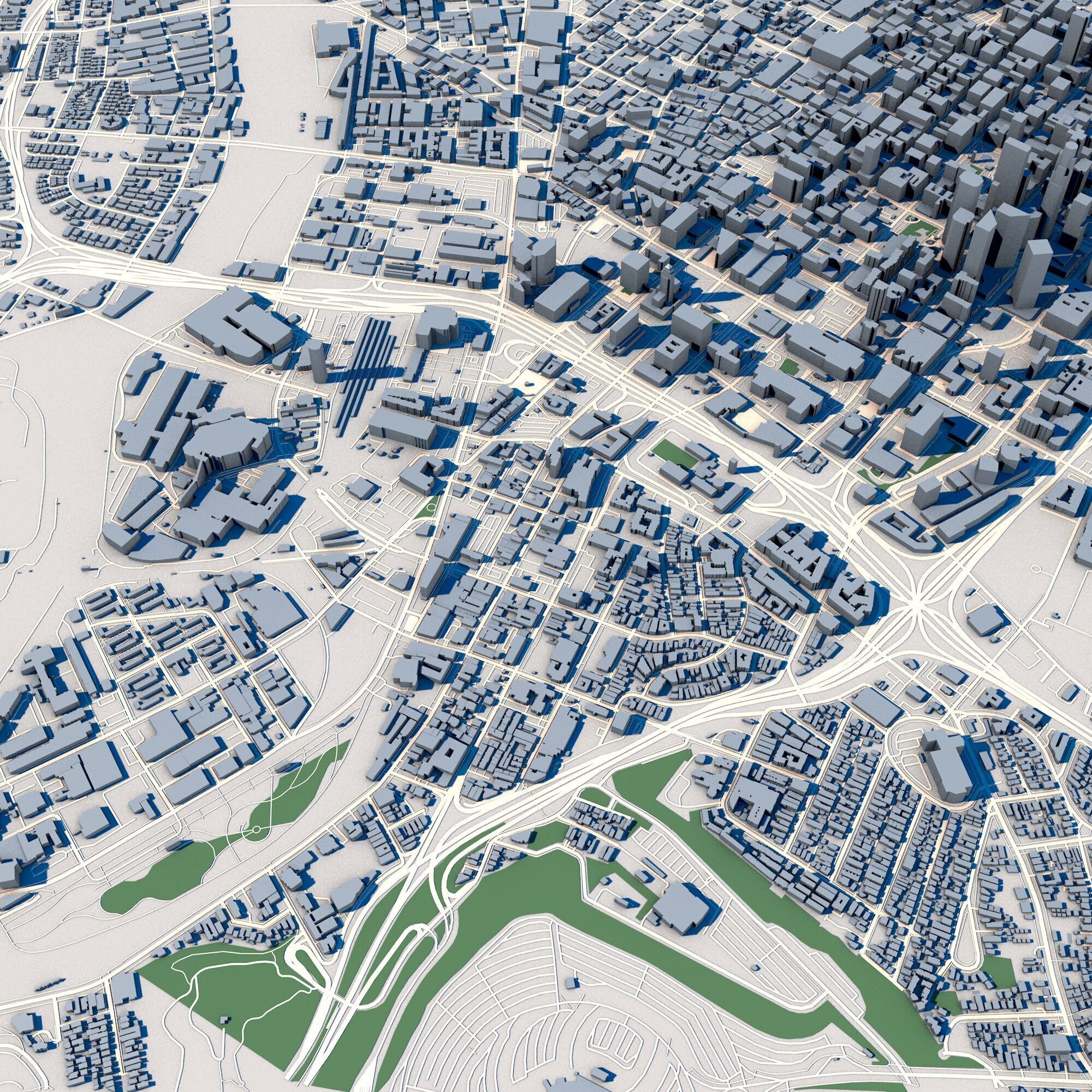 Los Angeles City California 3D model_4