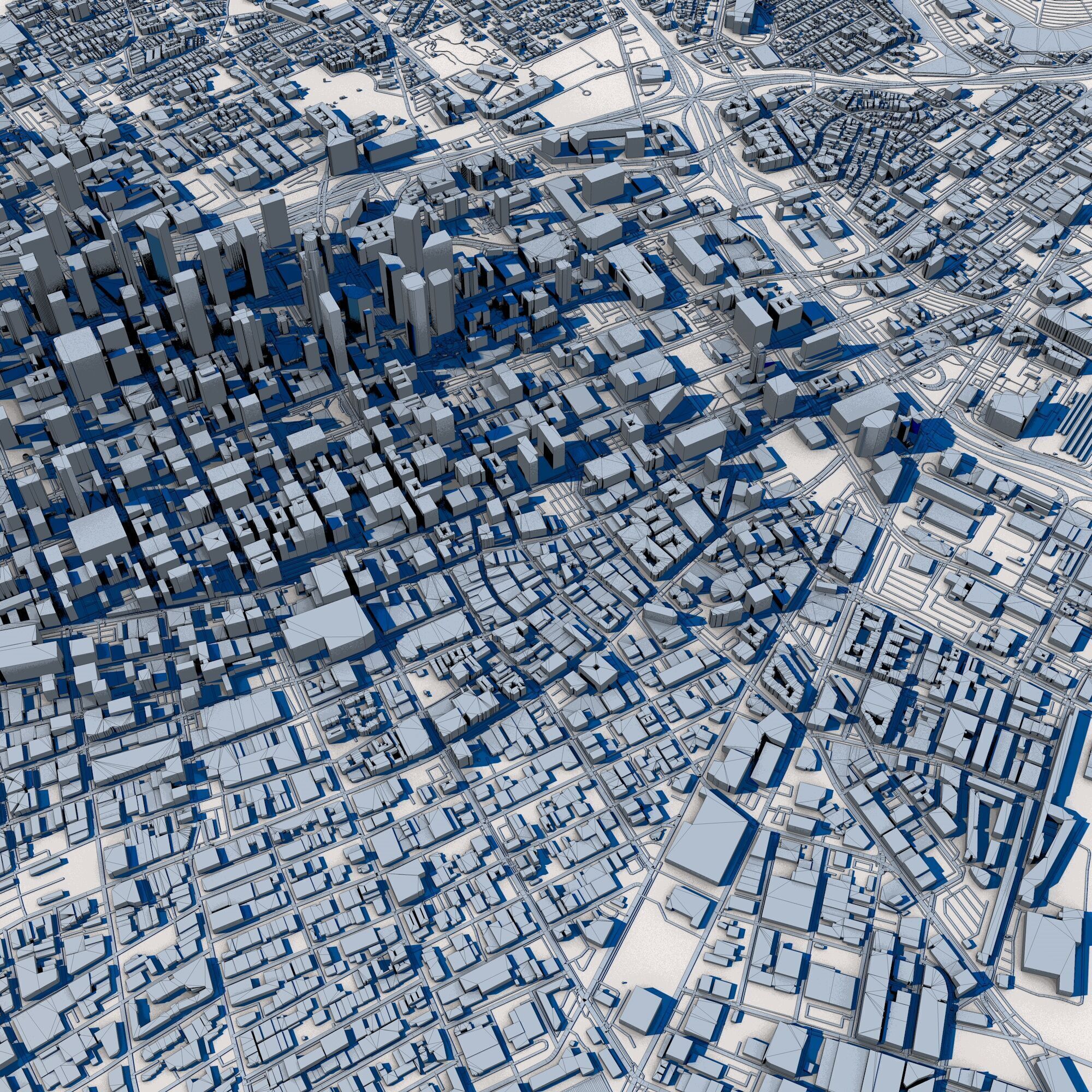 Los Angeles City California 3D model_6