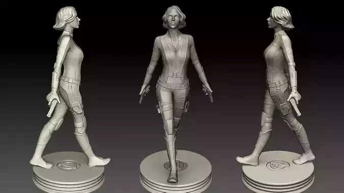 Black Widow for 3d print