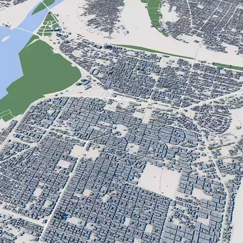 Khartoum City Sudan 3D model