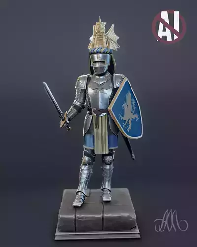 BRETONNIA KNIGHT pre-supported
