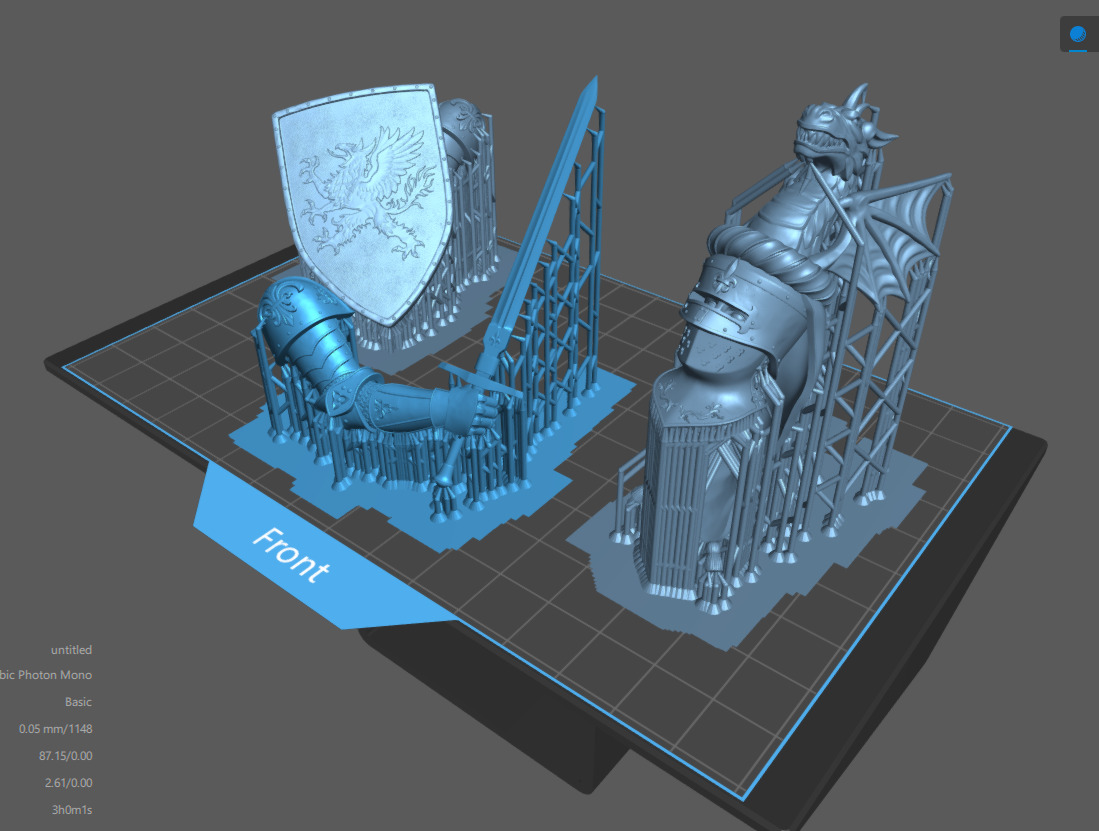 BRETONNIA KNIGHT pre-supported 3D print model_7