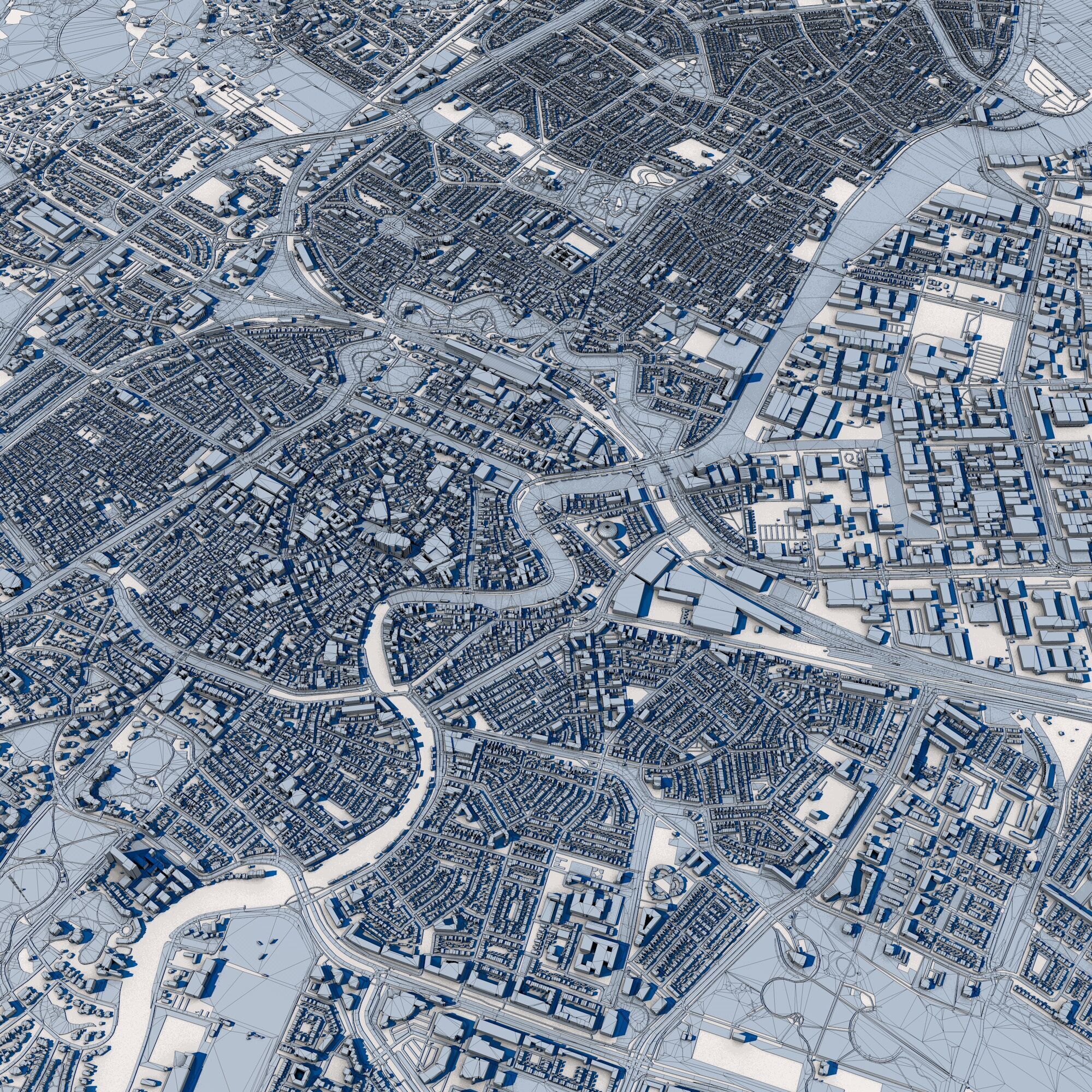 Haarlem City Netherlands 3D model_9