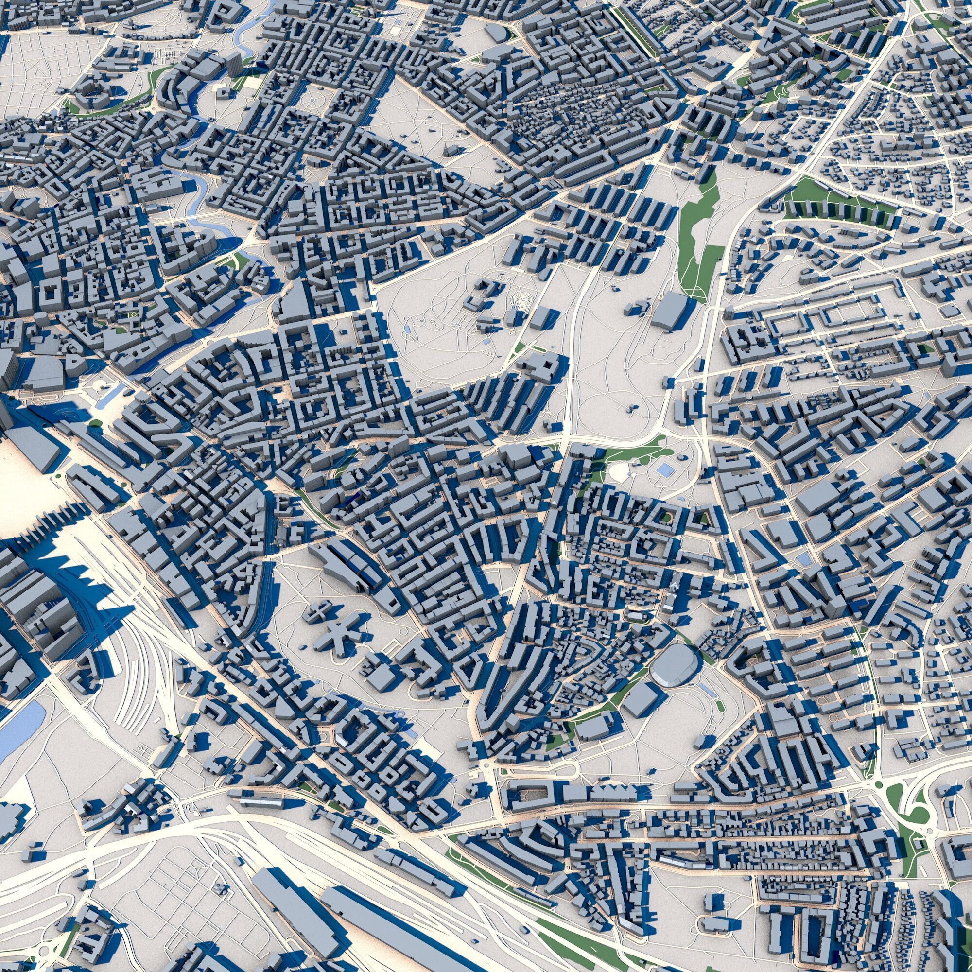 Cityscape Oslo Norway 3D model_3