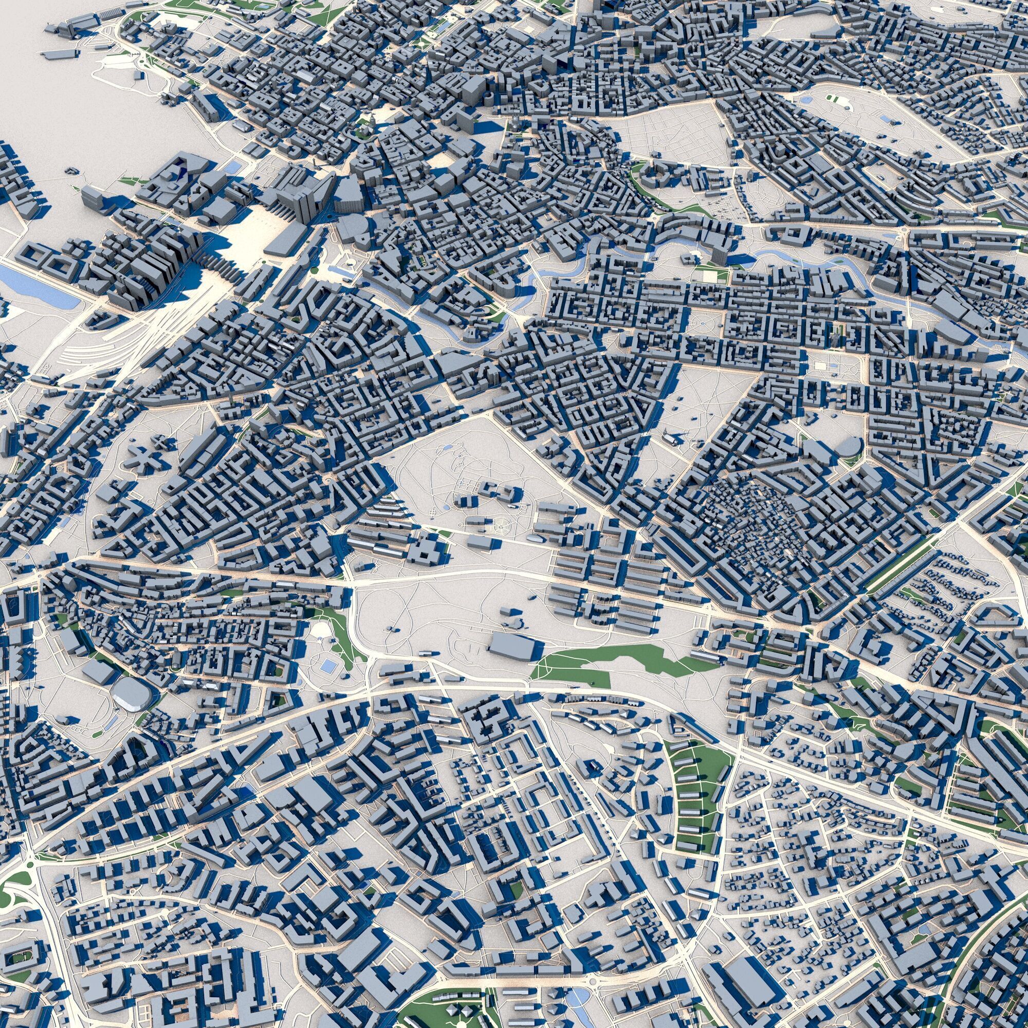 Cityscape Oslo Norway 3D model_8