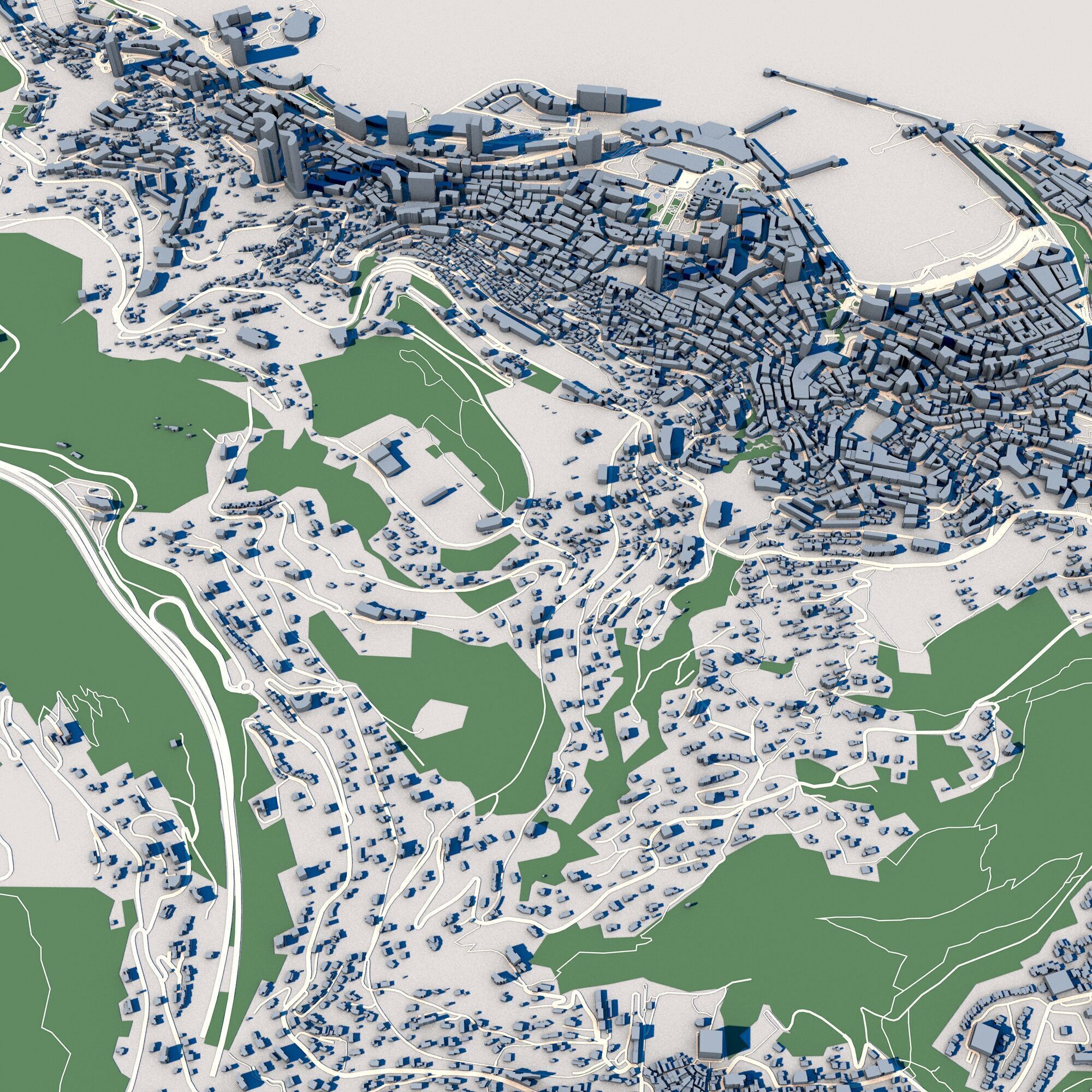 Cityscape Monte Carlo Monaco 3D model_6