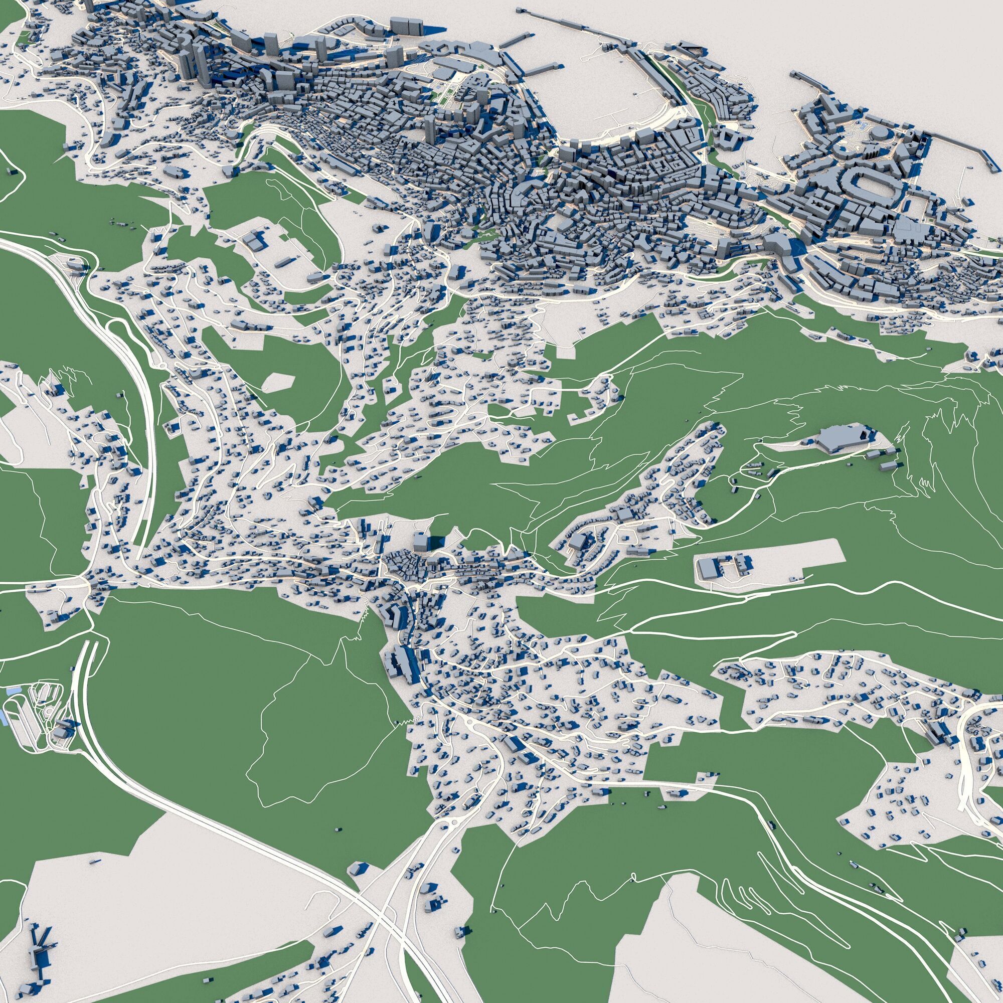 Cityscape Monte Carlo Monaco 3D model_5