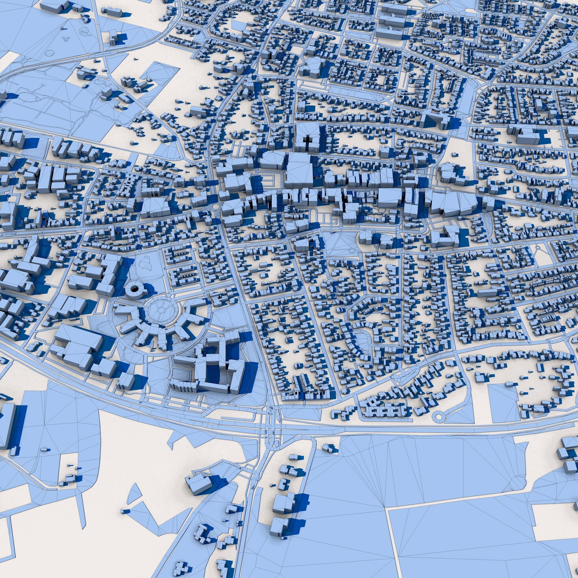 Bladel City Netherlands 3D model_6