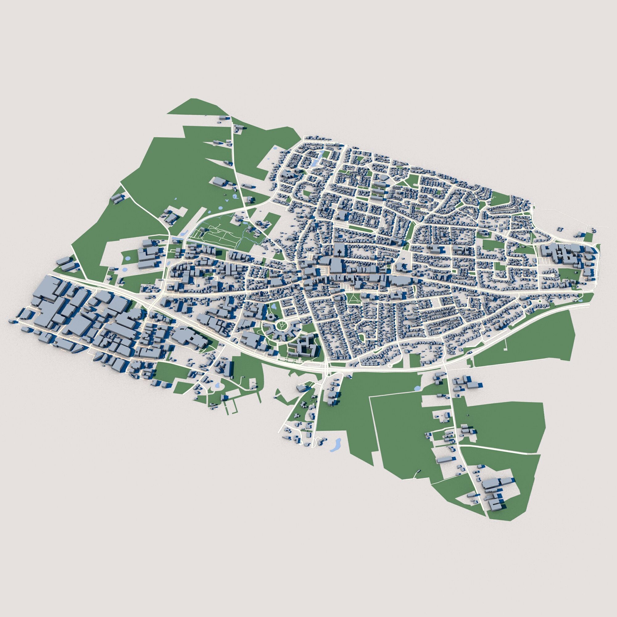 Bladel City Netherlands 3D model_1