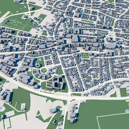 Bladel City Netherlands 3D model