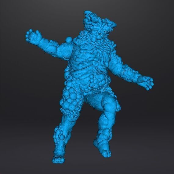 TLOU BLOATER MINIATURE MODEL HORROR FANTASY GAMES RPG DND 3D print model_12