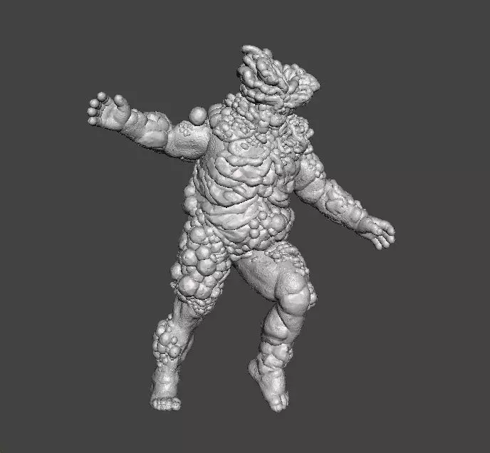 TLOU BLOATER MINIATURE MODEL HORROR FANTASY GAMES RPG DND 3D print model_0