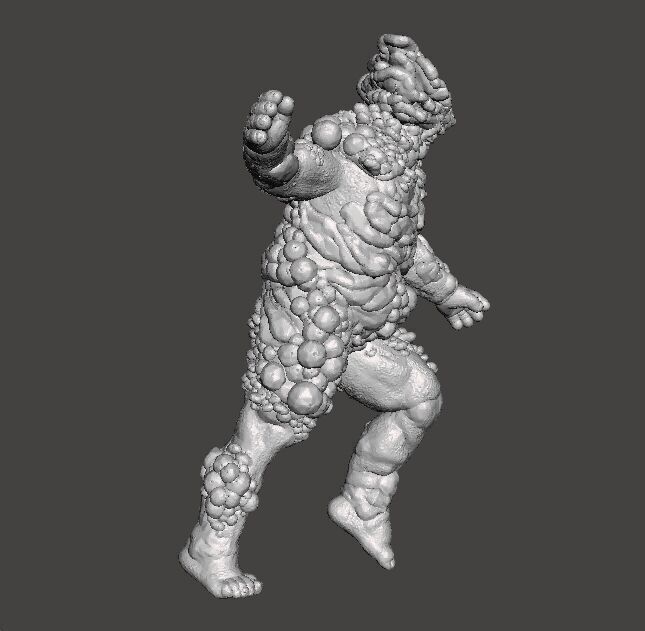 TLOU BLOATER MINIATURE MODEL HORROR FANTASY GAMES RPG DND 3D print model_4