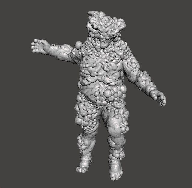 TLOU BLOATER MINIATURE MODEL HORROR FANTASY GAMES RPG DND 3D print model_2