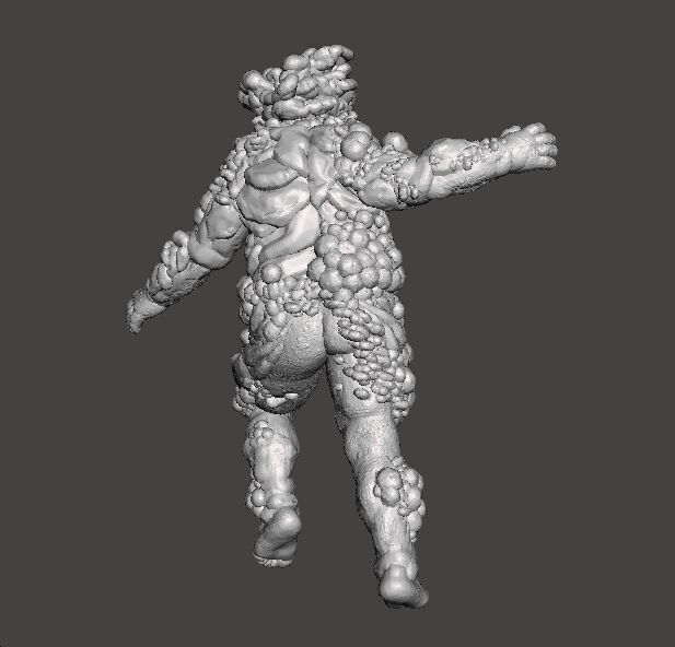 TLOU BLOATER MINIATURE MODEL HORROR FANTASY GAMES RPG DND 3D print model_7
