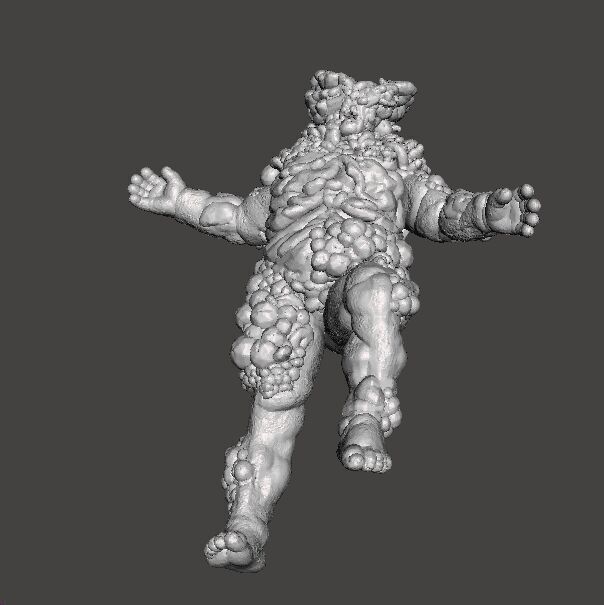 TLOU BLOATER MINIATURE MODEL HORROR FANTASY GAMES RPG DND 3D print model_9