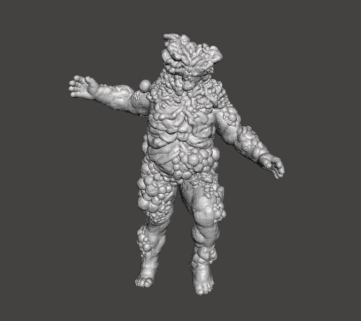 TLOU BLOATER MINIATURE MODEL HORROR FANTASY GAMES RPG DND 3D print model_1