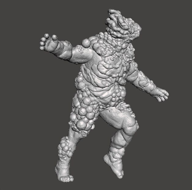 TLOU BLOATER MINIATURE MODEL HORROR FANTASY GAMES RPG DND 3D print model_3