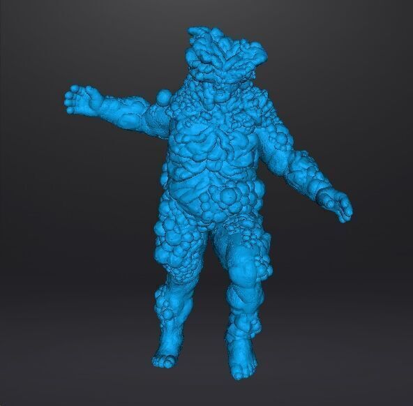 TLOU BLOATER MINIATURE MODEL HORROR FANTASY GAMES RPG DND 3D print model_10