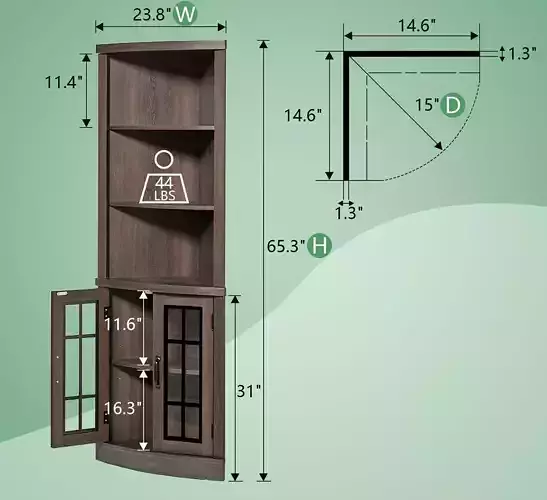 highly detailed cupboard 046