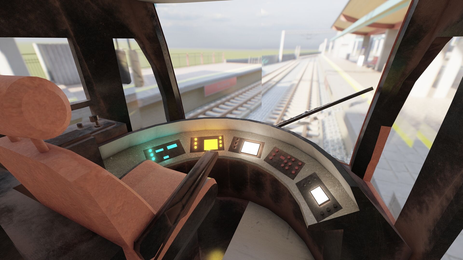 MULTILEVEL METRO STATION 3D model_40