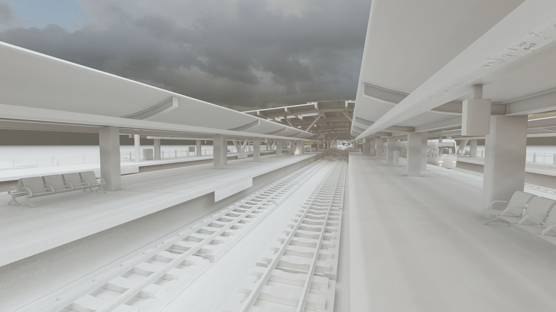 MULTILEVEL METRO STATION 3D model_58