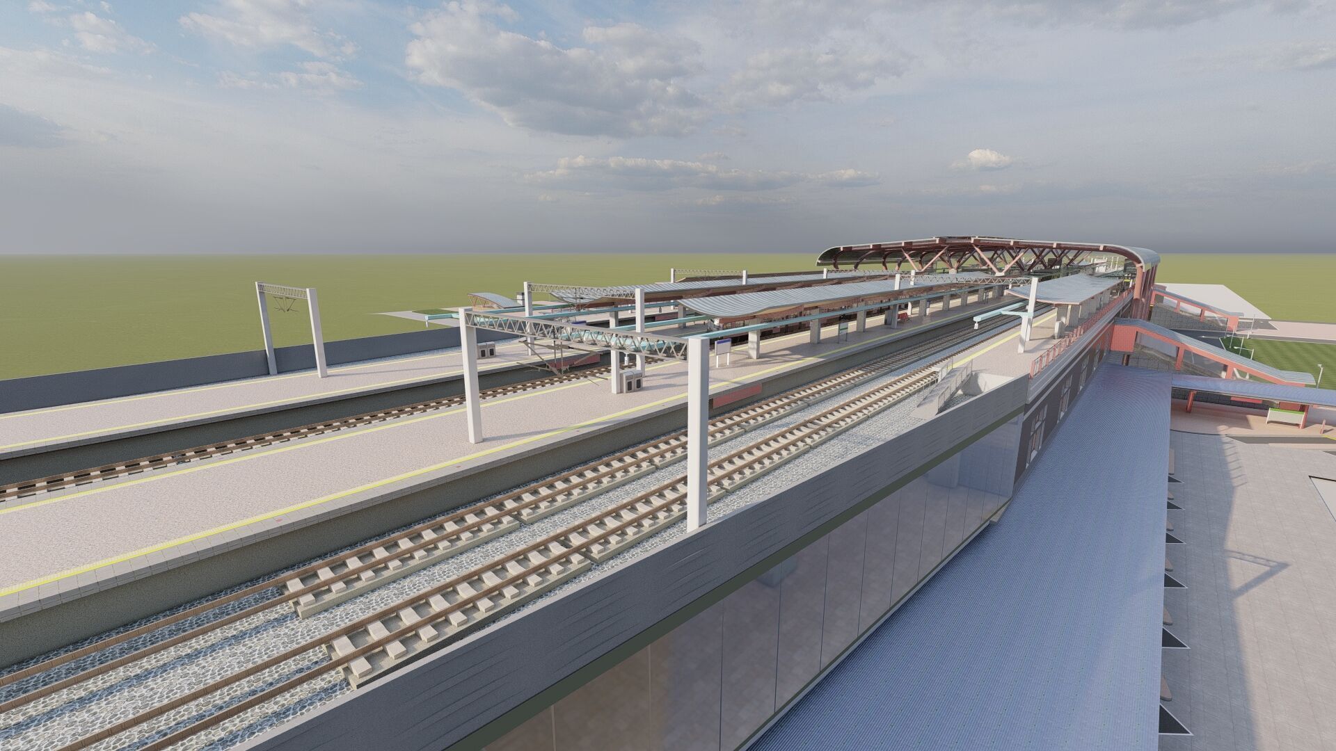 MULTILEVEL METRO STATION 3D model_12