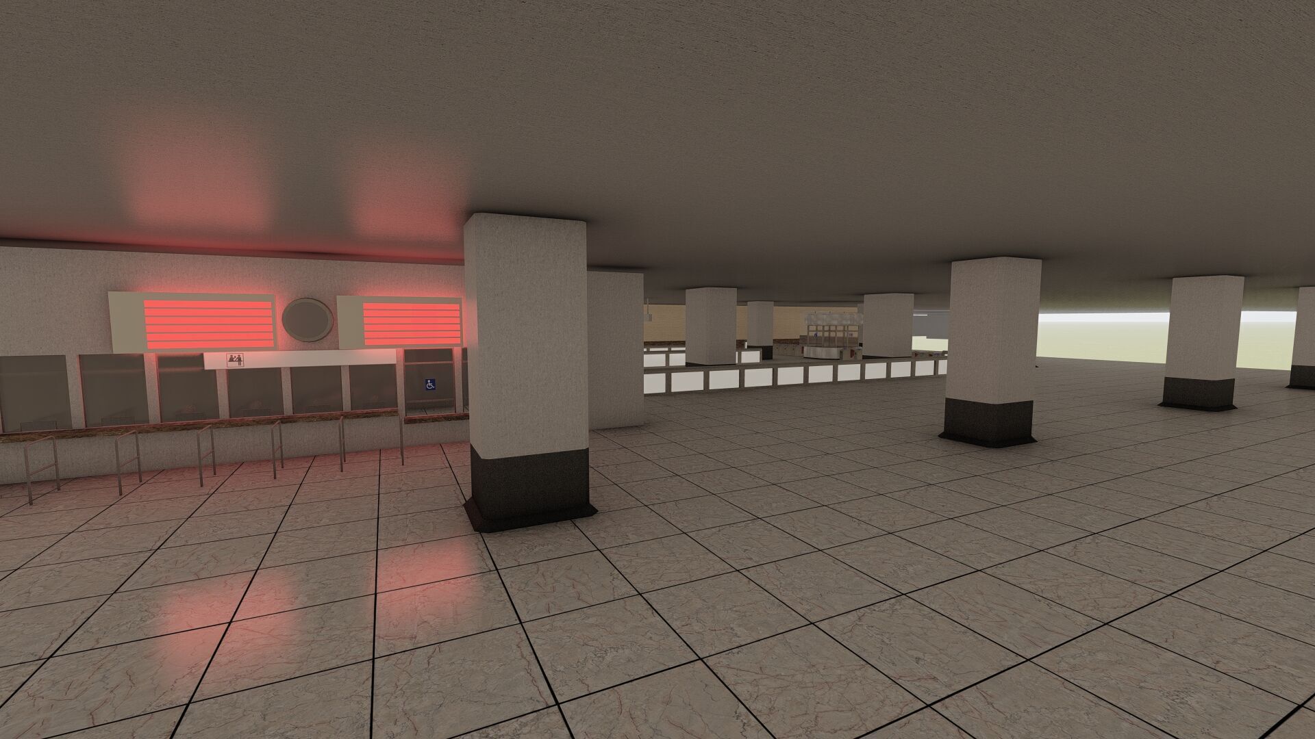 MULTILEVEL METRO STATION 3D model_28