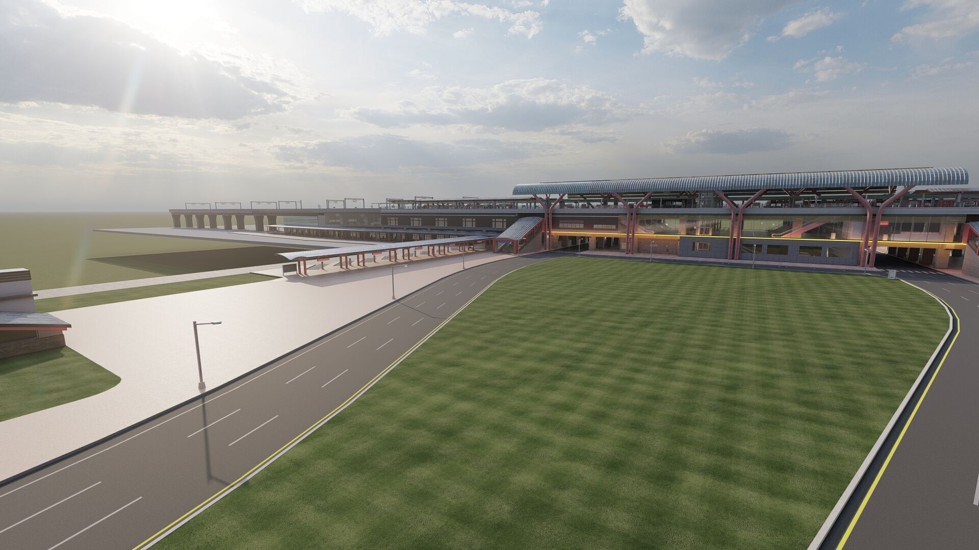 MULTILEVEL METRO STATION 3D model_51