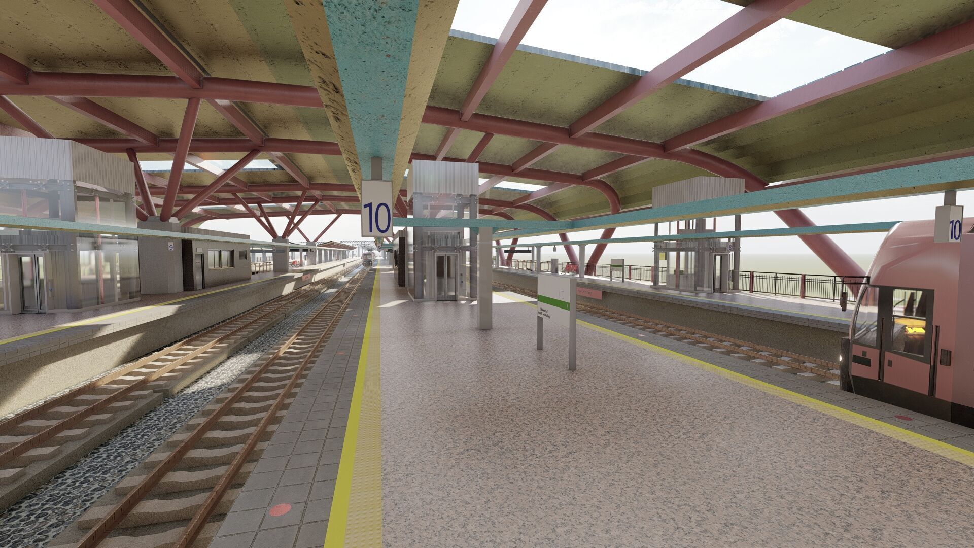 MULTILEVEL METRO STATION 3D model_37