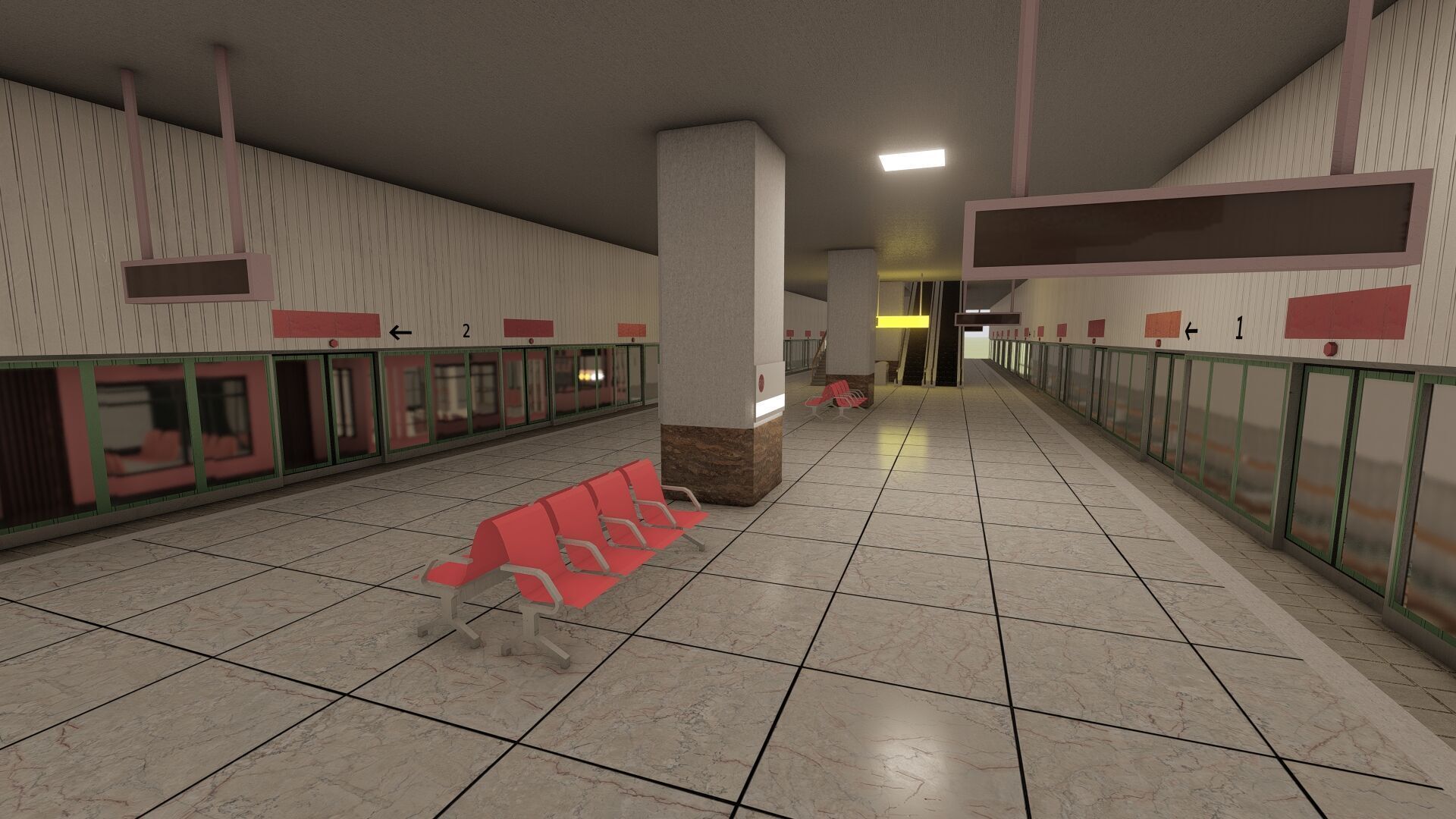 MULTILEVEL METRO STATION 3D model_17