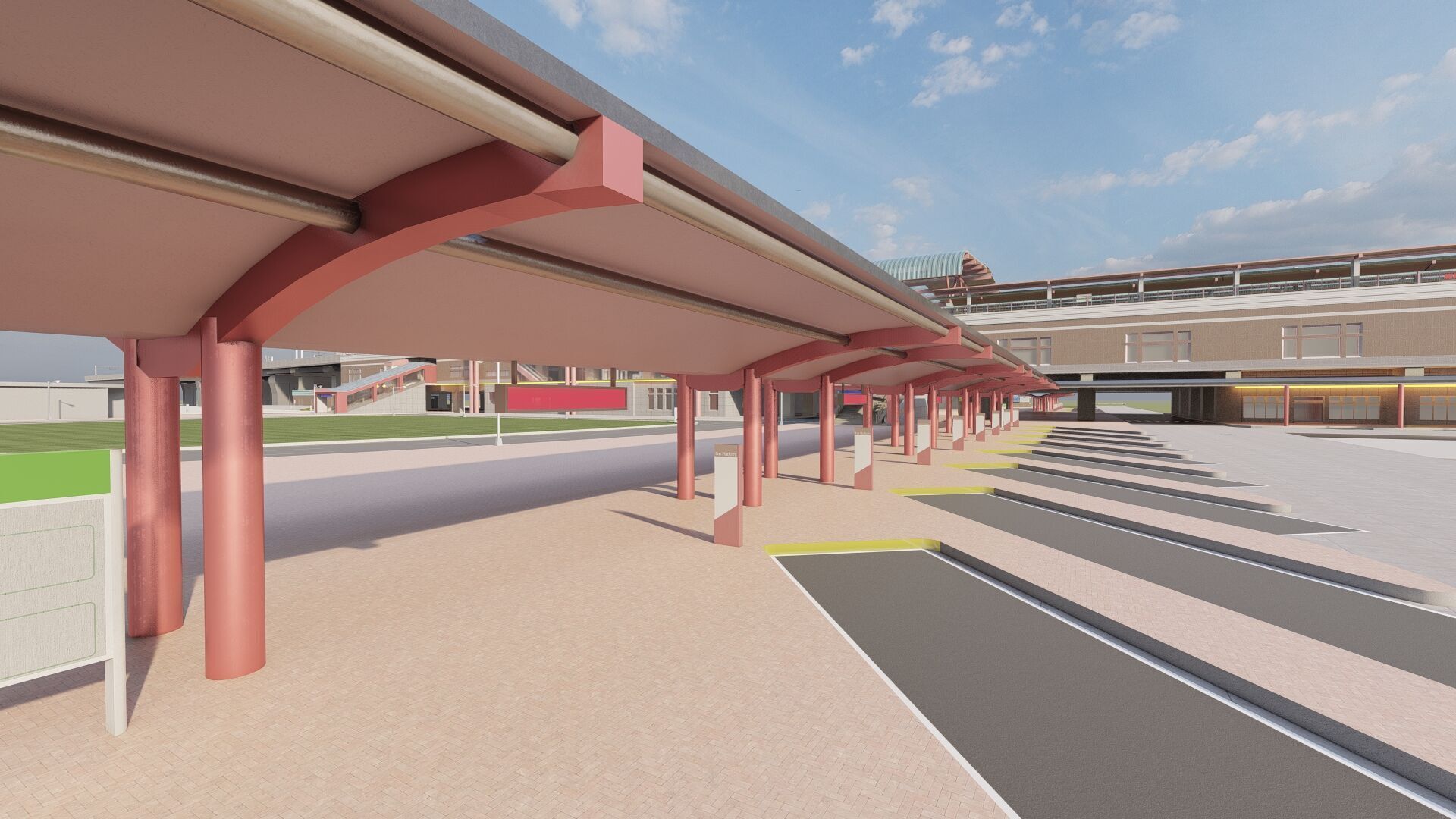 MULTILEVEL METRO STATION 3D model_45