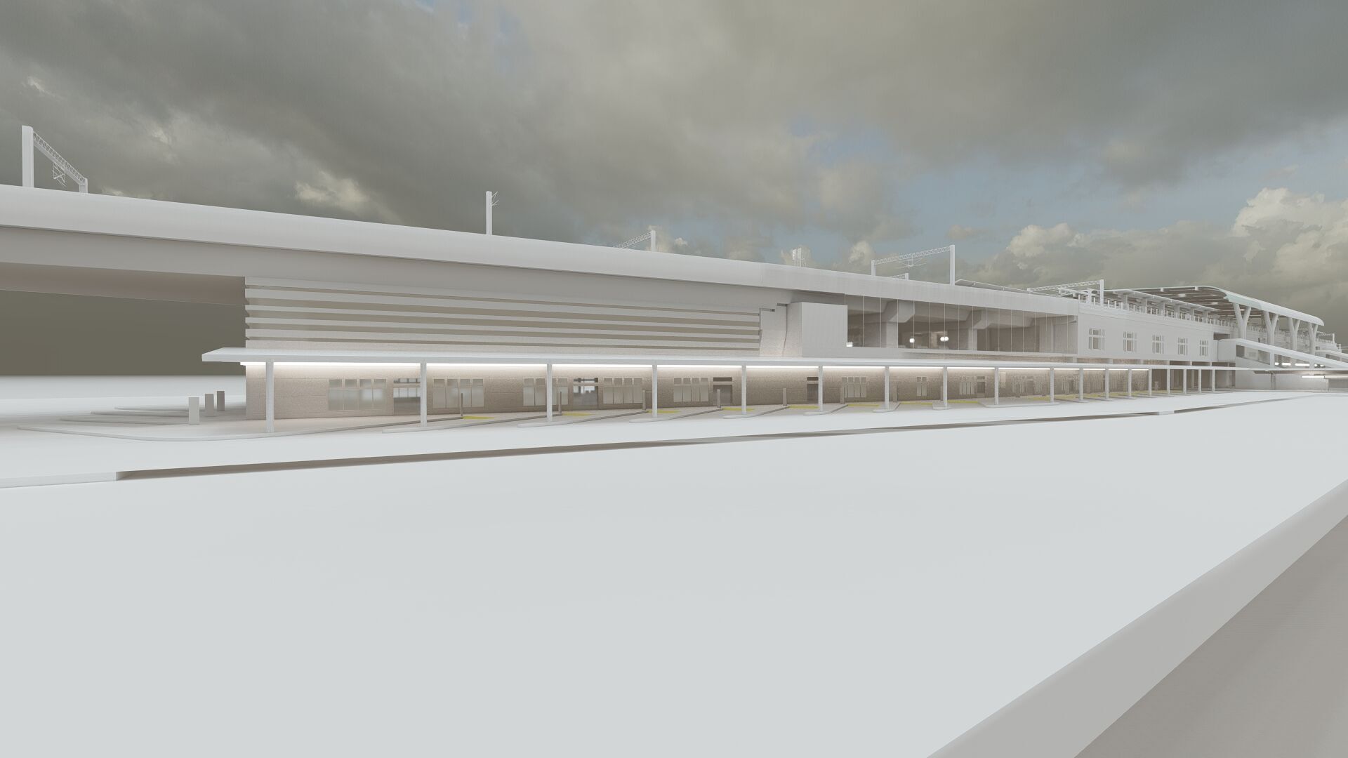 MULTILEVEL METRO STATION 3D model_54