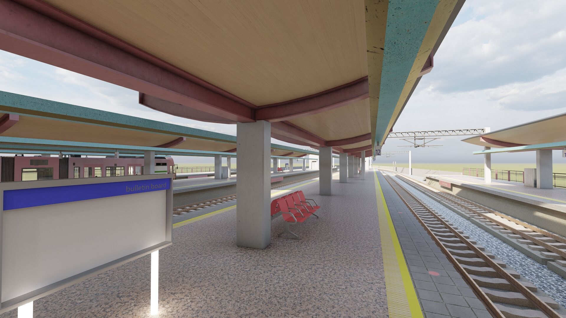 MULTILEVEL METRO STATION 3D model_39