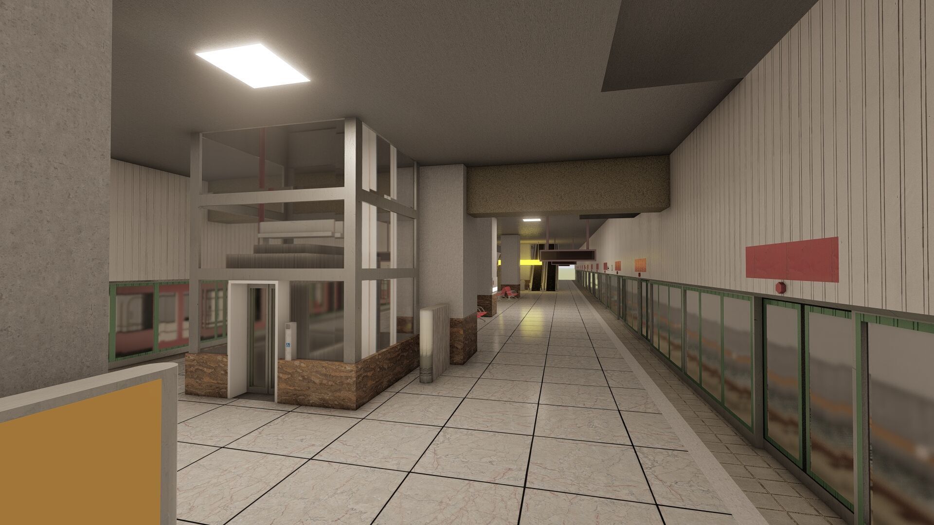 MULTILEVEL METRO STATION 3D model_16