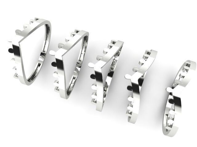 Gold Ring Jewelry  Ring stl 3dm 3dprintmodel 3D print model_1