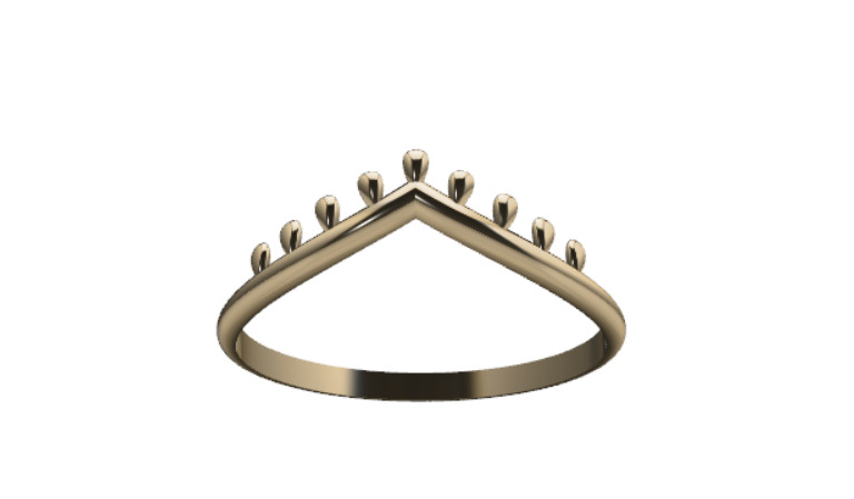 Gold Ring Jewelry  Ring stl 3dm 3dprintmodel 3D print model_4