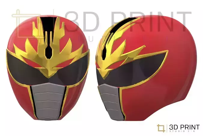 Power Rangers Dai Red Ranger helmet
