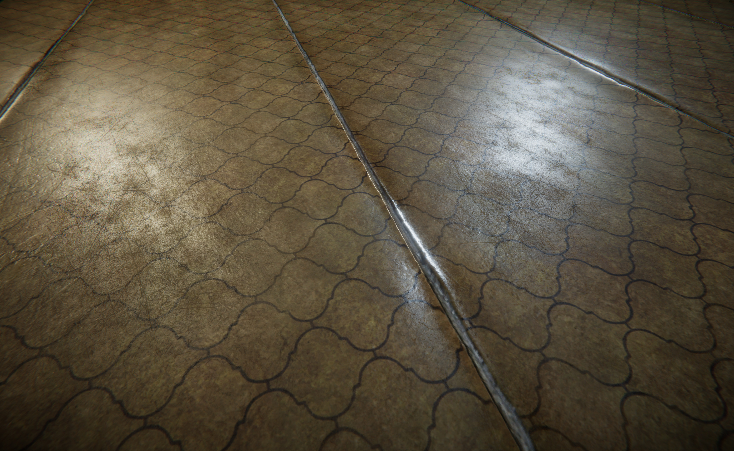 Old Floor Linoleum Texture_3