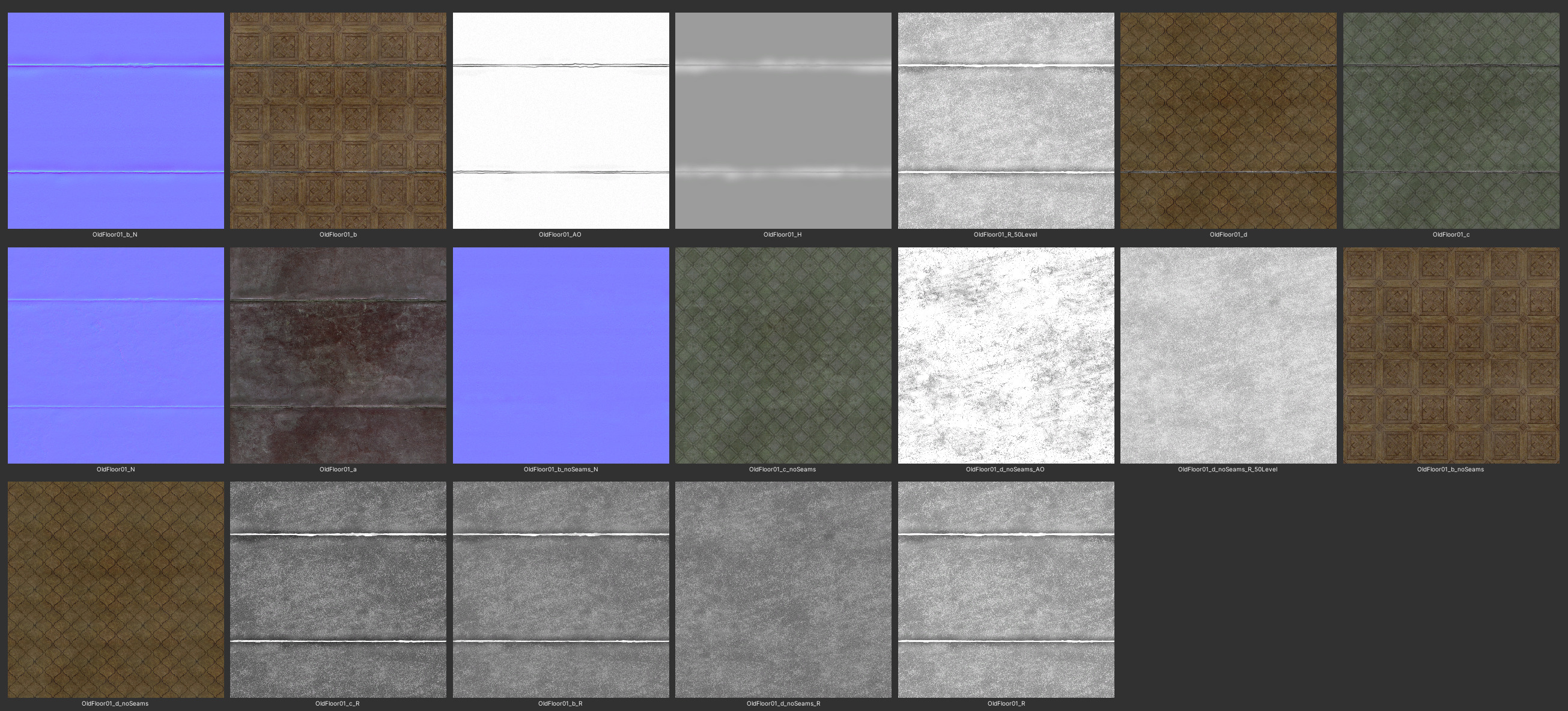 Old Floor Linoleum Texture_12